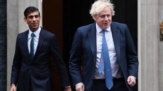 Борис Джонсън и Риши Сунак на тайна среща