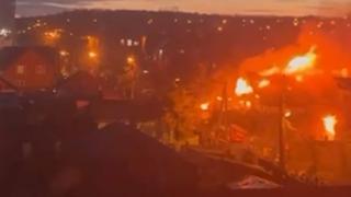 Извънредно! Руски военен самолет се вряза в жилищна сграда в Иркутск ВИДЕО
