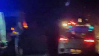 Брутално меле на пътя Ловеч-Севлиево, кола е смачкана до неузнаваемост СНИМКИ 