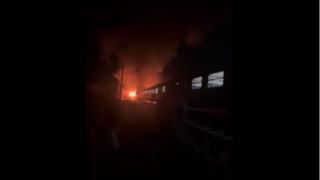 От БДЖ проговориха за огнения ад край Каспичан 