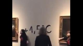 Екоактивисти с грозна вандалска постъпка в музея „Прадо” ВИДЕО