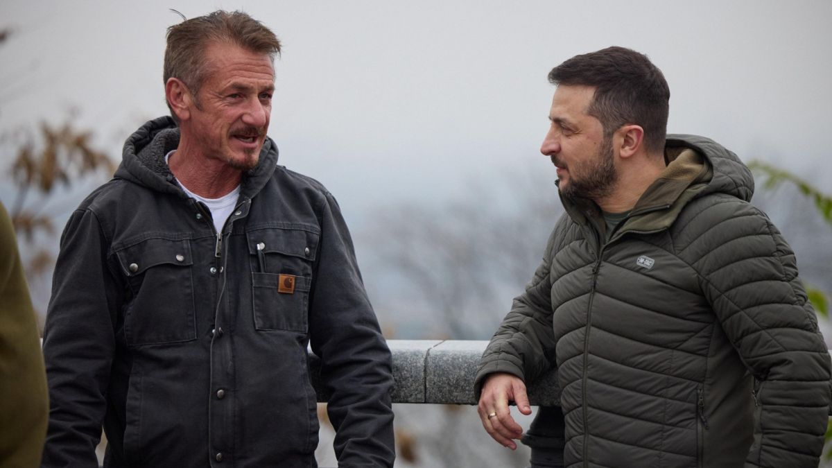 Шон Пен връчи истински "Оскар" на Зеленски ВИДЕО 
