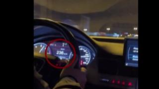 Смъртоносно ВИДЕО: Джигити хвърчат с 236 км/ч по Околовръстното в София! 