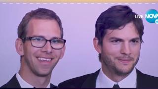 Аштън Къчър показа близнака си, който страда от церебрална парализа ВИДЕО