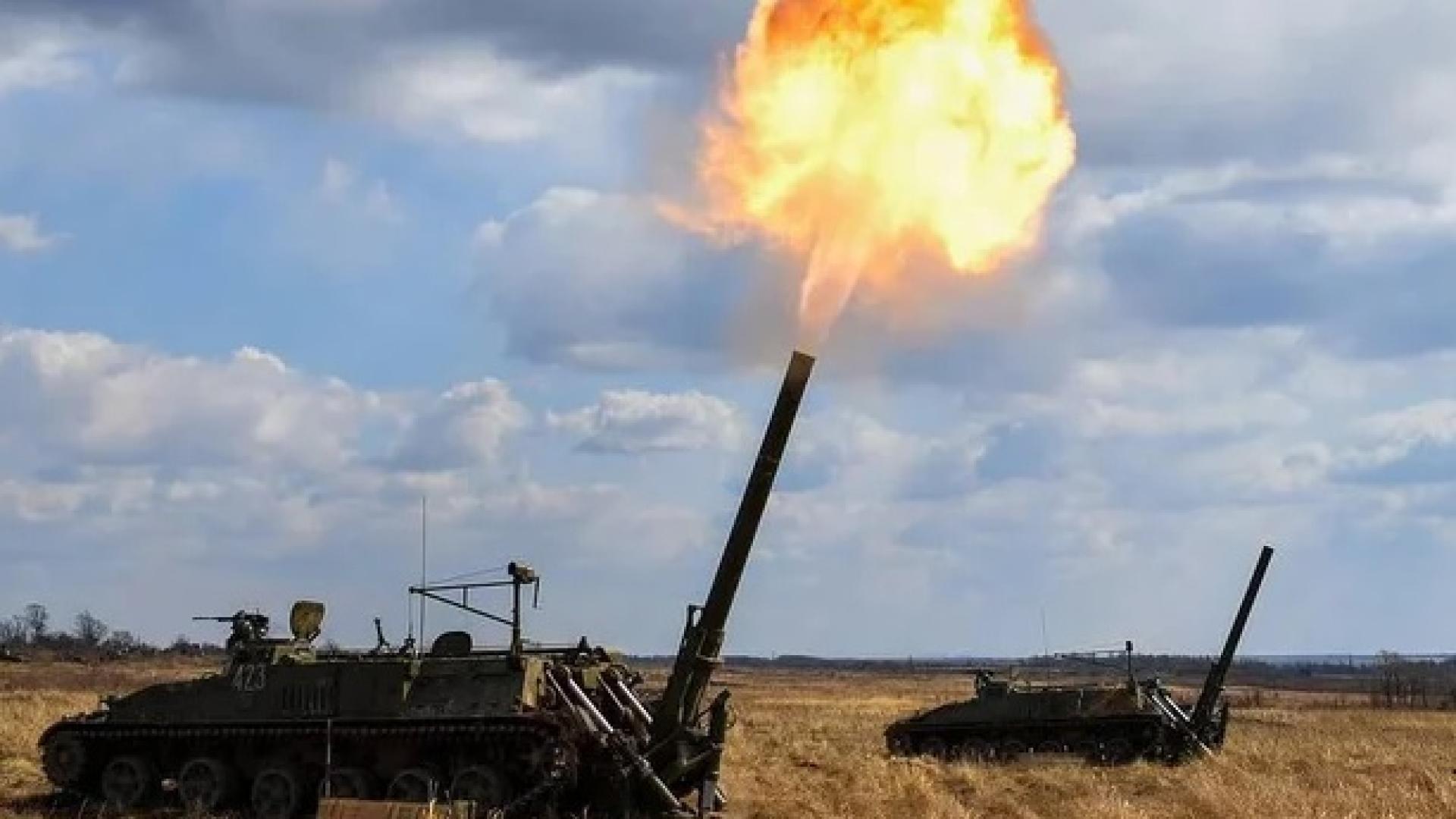 ВИДЕО от войната: Мощна бомбардировка на позиции на ВСУ с минохвъргачки "Лале"