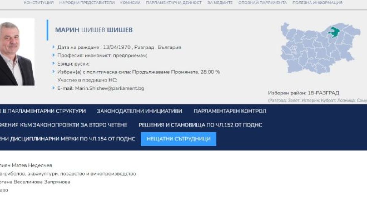 Депутат от ПП от Разград си назначи за сътрудничка сестрата на журналист от „Капитал”