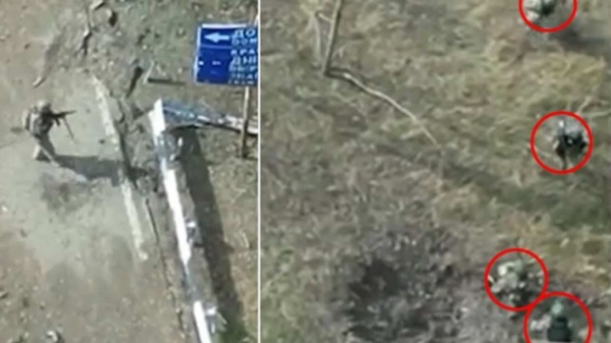 ВИДЕО от войната: Боец от ДНР обръща в бягство четирима войници от ВСУ