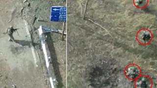 ВИДЕО от войната: Боец от ДНР обръща в бягство четирима войници от ВСУ