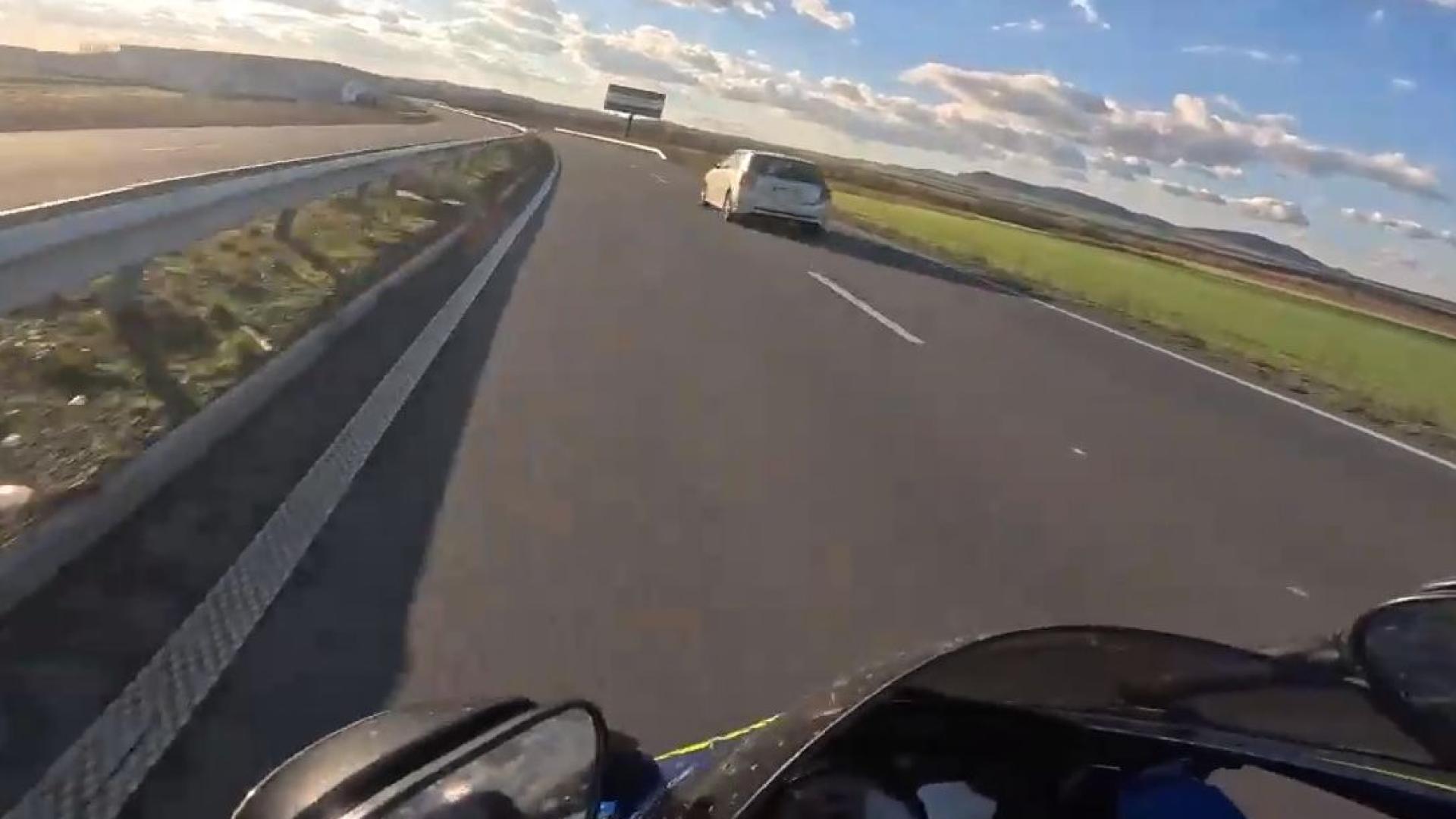 Ужасяващо ВИДЕО от пътя Несебър - Бургас потресе всички