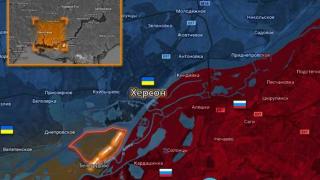 ВИДЕО от войната: ВСУ закачиха украинско знаме на остров до Херсон, „превзеха го“ с помощта на…