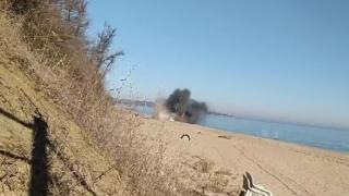 Откриха бойна мина на плажа в Обзор и ето какво стана ВИДЕО