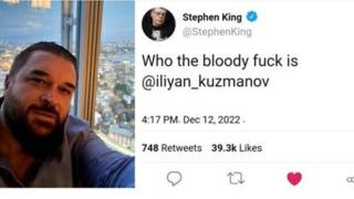 Невероятен Скандал: Стивън Кинг ругае наш писател! 