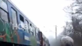 Извънредна ситуация с бързия влак Варна-София, тече евакуация СНИМКА