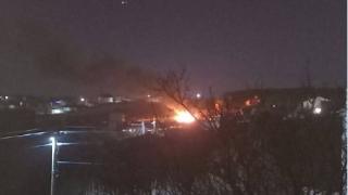ВИДЕО от войната: Жители на Крим заснеха атака на дронове-камикадзе