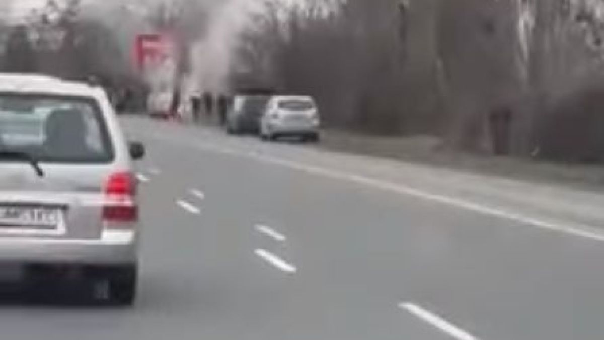 Шофьор на БМВ преживя неописуем ужас в Бургас ВИДЕО 