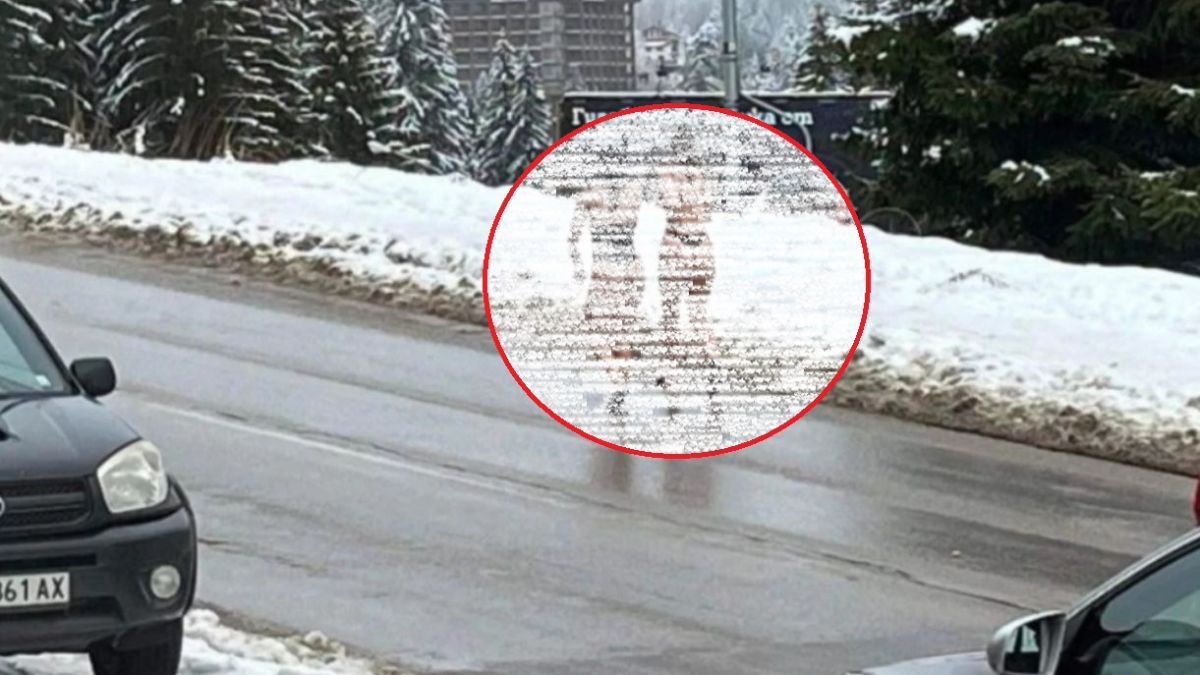 Полуголи бягащи мадами в снега ошашавиха всички в Пампорово СНИМКА 18+