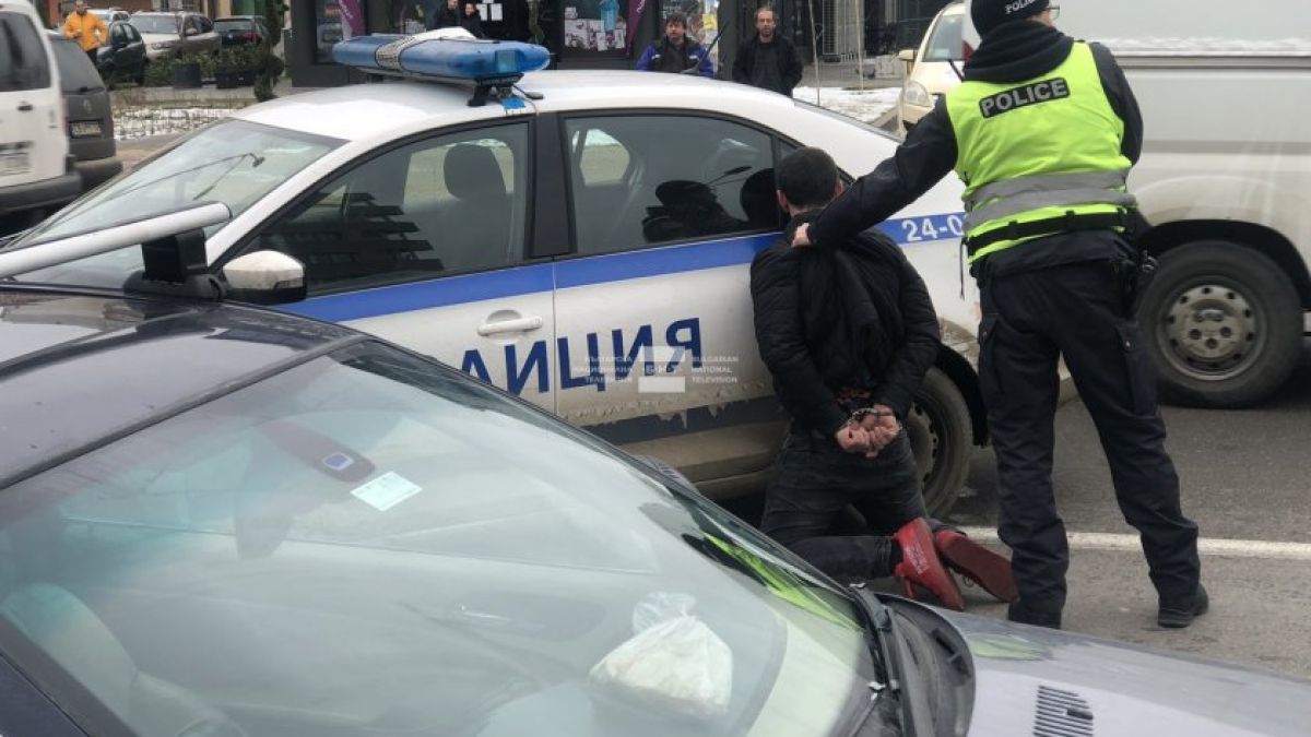 Зрелищна гонка и арест на голям булевард в София БЛИЦ TV