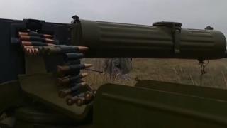 ВИДЕО от войната: Украинците свалят Шахиди със 100-г. картечници "Максим" 
