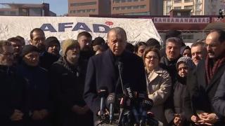 Ердоган даде голямо обещание: До една година пострадалите от земетресенията ще имат...