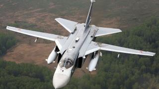 Су-24 се разби в Белгородска област, а пилотът катапултира ВИДЕО