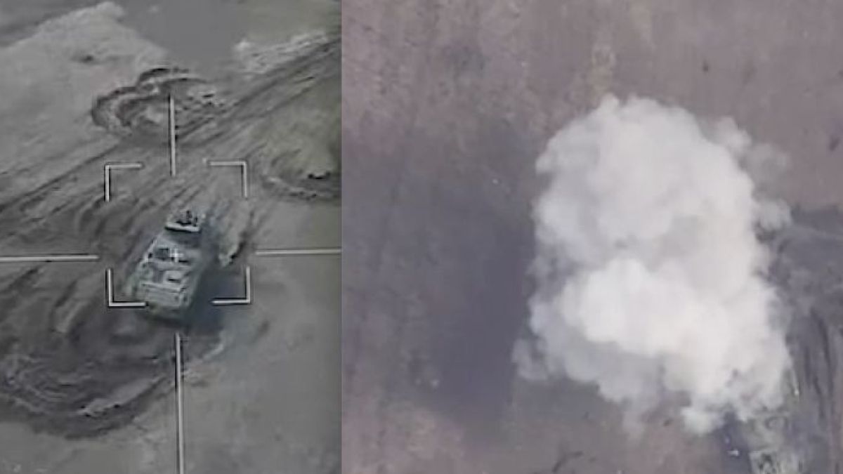 ВИДЕО от войната: Руски "Ланцет" унищожава "невидим" британски ЗРК Stormer HVM