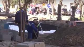 Централен газопровод се спука в центъра на Стара Загора ВИДЕО