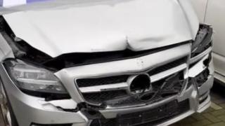 Потрес! Вижте каква бележка оставиха на шофьор, след като потрошиха зверски колата му ВИДЕО
