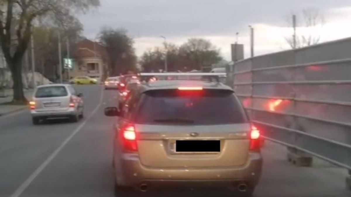Поредно безобразно шофиране на петима меганаглеци ВИДЕО