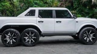 Готов за апокалипсиса: Новият Ford Bronco има брутална версия с шест колела СНИМКИ