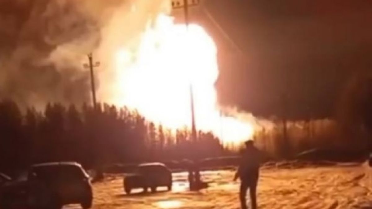 Взрив разтърси газопровод в Свердловска област в Русия ВИДЕО