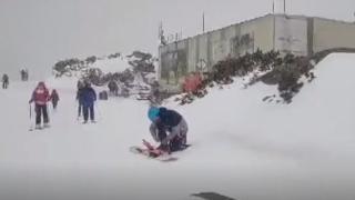 Заради аномалия във времето в Боровец извънредно отвориха... ВИДЕО