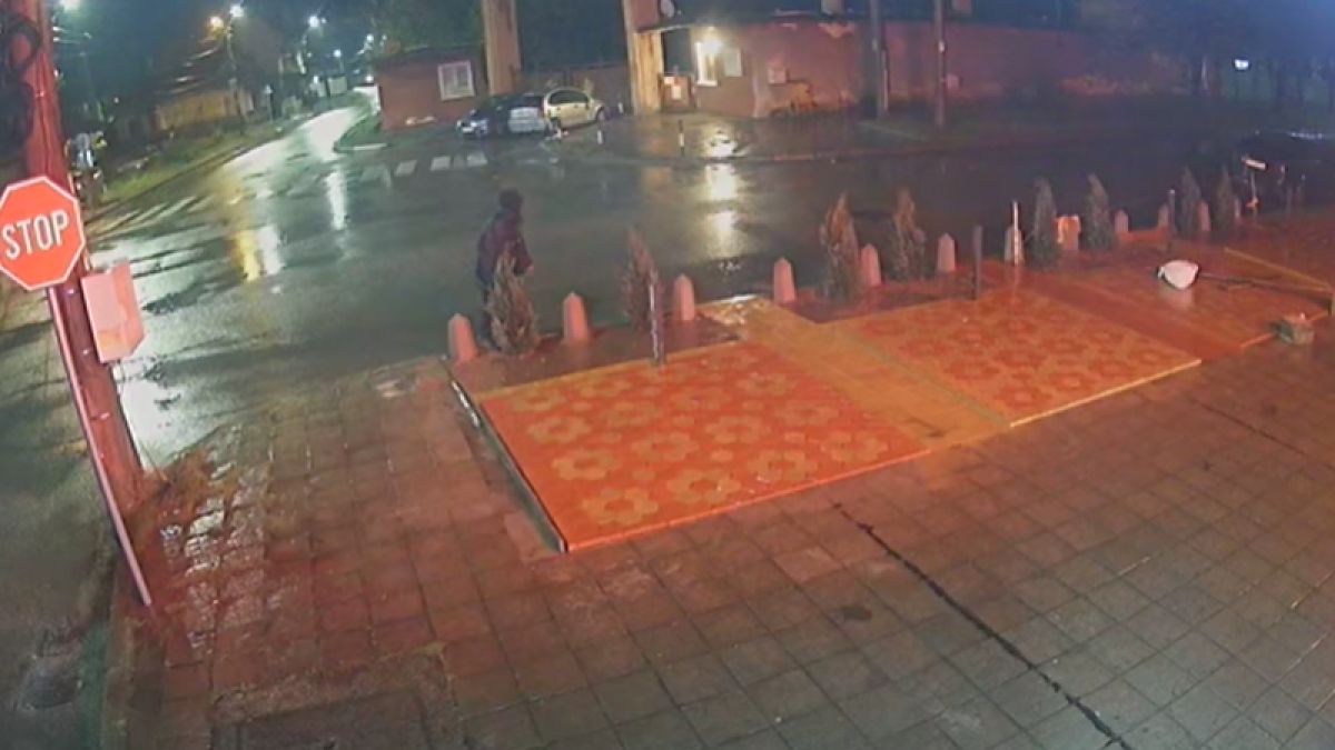 Камери заснеха гнусна постъпка пред ресторант в Лом ВИДЕО