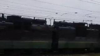 В Украйна неизвестни изгарят влакове с военна техника на ВСУ