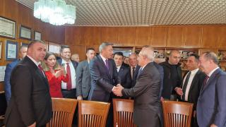 Мустафа Карадайъ посрещна Кемал Кълъчдароглу в Кърджали