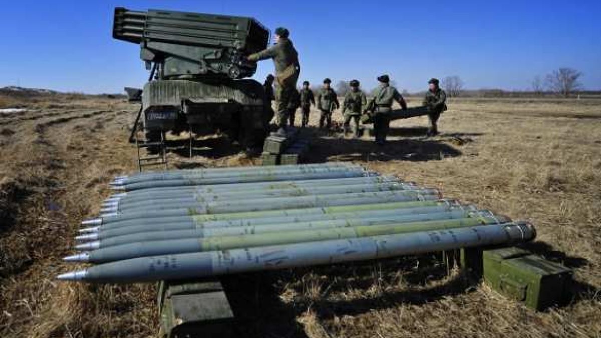 ВИДЕО от войната: Чудовищната мощ на руското РСЗО "Торнадо-Г"