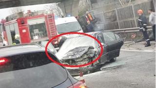 Първо в БЛИЦ! Ад на АМ "Хемус" до моста на Яна СНИМКА