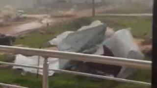 Нова свирепа стихия удари опустошен от трусовете турски град ВИДЕО 