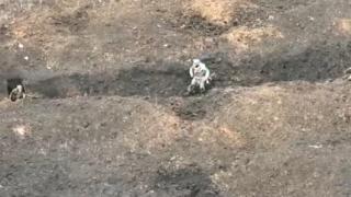ВИДЕО от войната: ВСУ показаха престрелка с "вагнеровците" в окопите край Бахмут