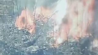ВИДЕО от войната: Запалителни снаряди изпепелиха позиции на ВСУ