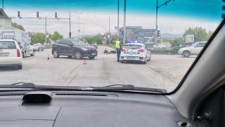 Адско меле с моторист на входа на Пловдив, ето какво се случва СНИМКИ 