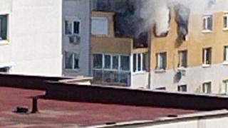 Извънредно в БЛИЦ! Голям пожар бушува в София, гъст дим затули небето ВИДЕО