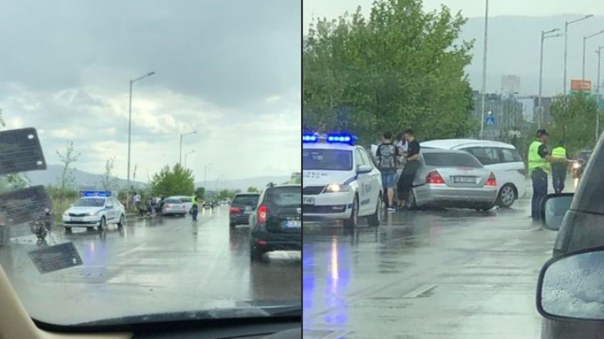 Тежка катастрофа с много ранени в ж.к. "Обеля" СНИМКИ