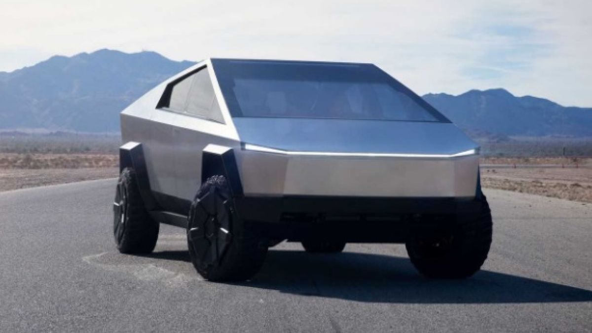 Разсекретиха салона на очаквания футуристичен Tesla Cybertruck СНИМКИ