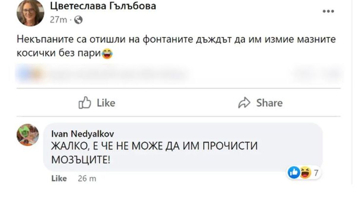 След призива на жената на Радев, Цветеслава Гълъбова подигра протестиращите
