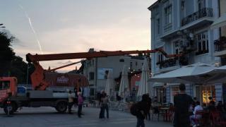 Необичаен екшън на главната в Пловдив ококори минувачите ВИДЕО 