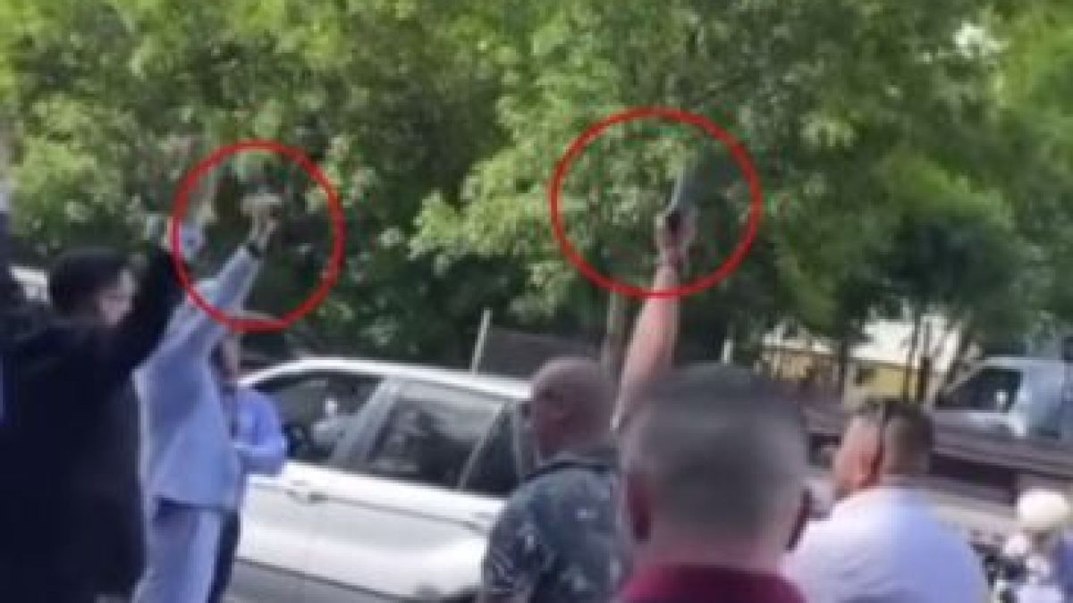 Ново ВИДЕО разкрива какви са ги вършили сватбарите малко преди стрелбата в тунела на "Люлин"
