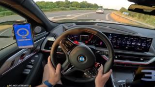 От първо лице: Вижте до каква скорост ускорява BMW XM на магистрала ВИДЕО