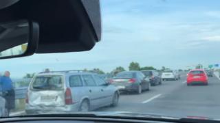 Адско меле с 5 коли на "Тракия", ето какво се случи ВИДЕО