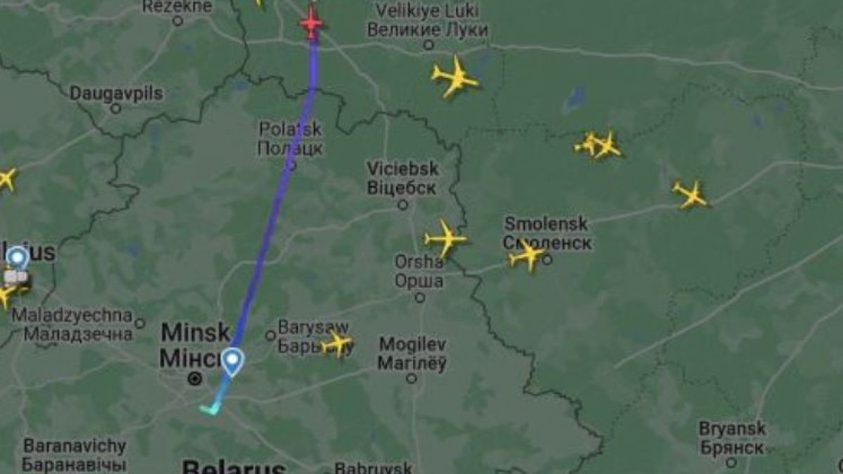 Бизнес самолетът на Пригожин излетя от Беларус за Москва, втора машина кацна в...