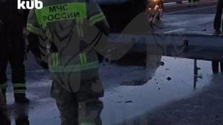Киев се похвали: Ние ударихме Кримския мост, вижте какво остана ВИДЕО 18+
